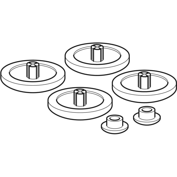 Geberit Set Puffer für WC-Deckel weiß 598094000