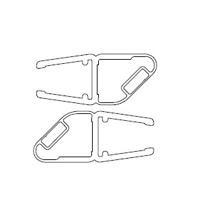 HSK Magnetprofil 180° chrom E100055-180-8Alu-S