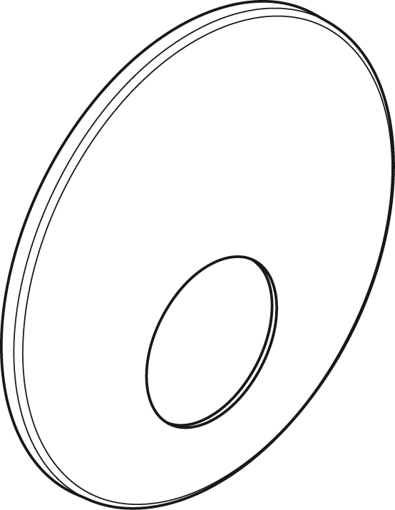 Ideal Standard Rosette für Brausearmatur, d:163mm A861204AA