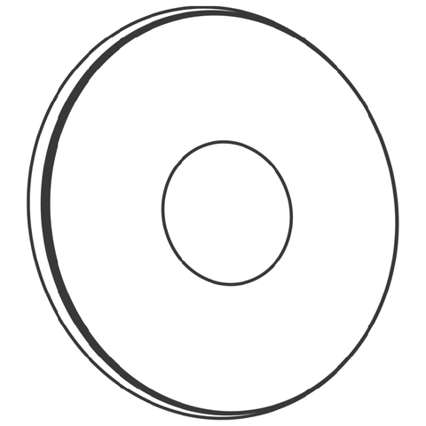 Grohe Rosette d:65mm weiß 02201L00