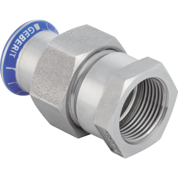 Geberit Mapress Edelstahl Übergangsverschraubung mit IG ÜM d22-Rp1 35359