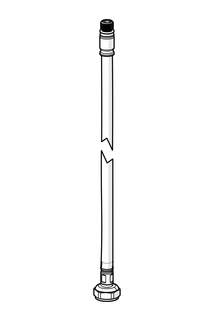 Hansa Anschlußschlauch L=430mm, G3/8-M10x1 59912515