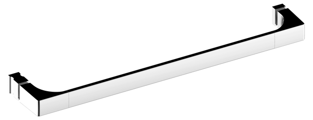 Keuco Duschtürgriff Edition 11, mit Griff, 500mm, verchromt 11108010502