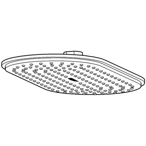 Grohe Rainshower Veris Kopfbrause 300 chrom, 300 x 150mm 27470000