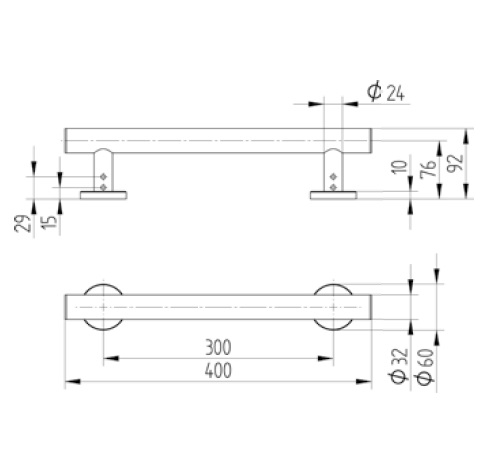Avenarius Haltegriff 30cm 9034730010