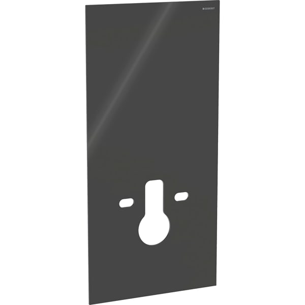 Geberit Frontverkleidung für Monolith für Wand-WC Befestigungs 18 und 23cm Glas schwarz 242.530.SJ.1