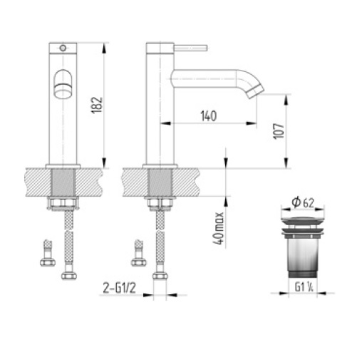 Avenarius Waschtisch-Einhand-Mischbatterie 2806005010