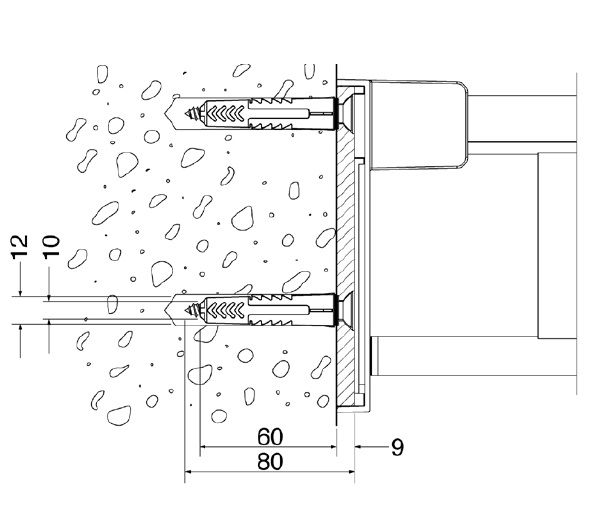 Avenarius Befestigungs-Set Nr. 1 1009014000