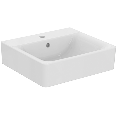 Ideal Standard Connect Cube Waschtisch B: 50 T: 46cm weiß, Ideal Plus E7138MA