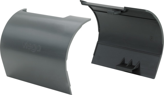Viega Deckel 4995.91 in DN50 Kunststoff grau 660826