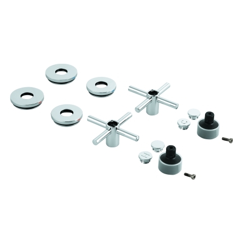 Grohe Kreuzgriff für Atrio 2 Stück, chrom 48406000