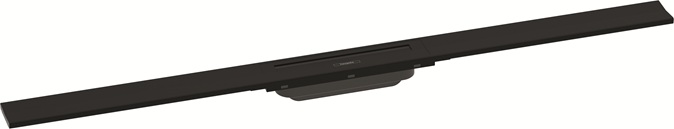Hansgrohe RainDrain Flex Duschrinne 1000mm kürzbar, Fertigset zur freien Montage schwarzmatt 56046670
