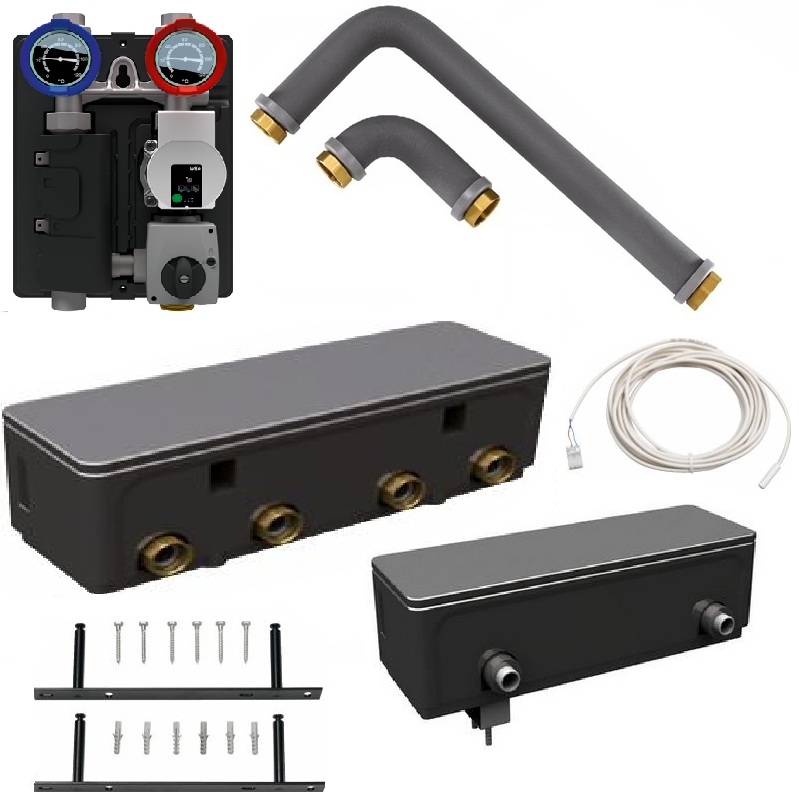 Buderus Logaplus Paket WE16.1 bis 25 kW 2HK WHY 80/60 HKV 2/25 2xHSM20/6 7739607562