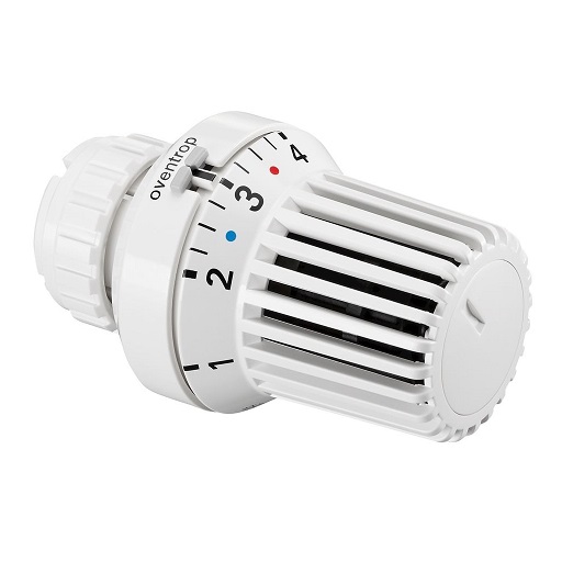 Oventrop Thermostatkopf "Uni XD" 7-28 C, 0 * 1-5, Flüssig-Fühler, weiß 1011375