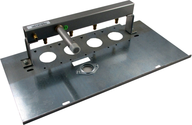 Wolf Brennerplatte mit Gasverteilrohr Düse Erdgas E, NG-4-29 2800307