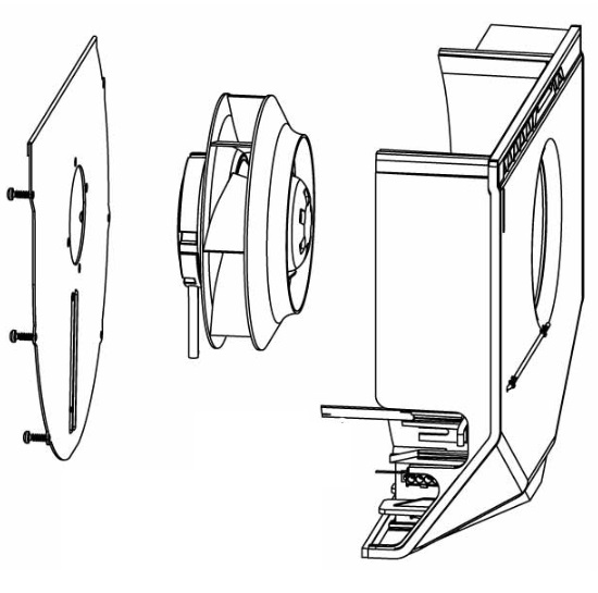 Stiebel Eltron Ventilatoreinschub Baugruppe 324441