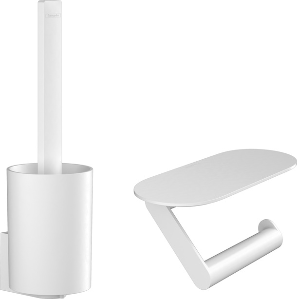 Hansgrohe Toiletten-Set WallStoris mattweiss 27969700