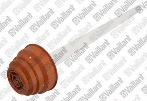 Vaillant Abgashaube rot mit Abgasrohr DN 60 PP für Zub. 303901 DDF 0020070983