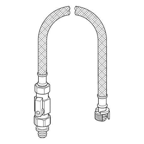 Grohe Anschlussschlauch für Sensia Arena Dusch-WC 14974000