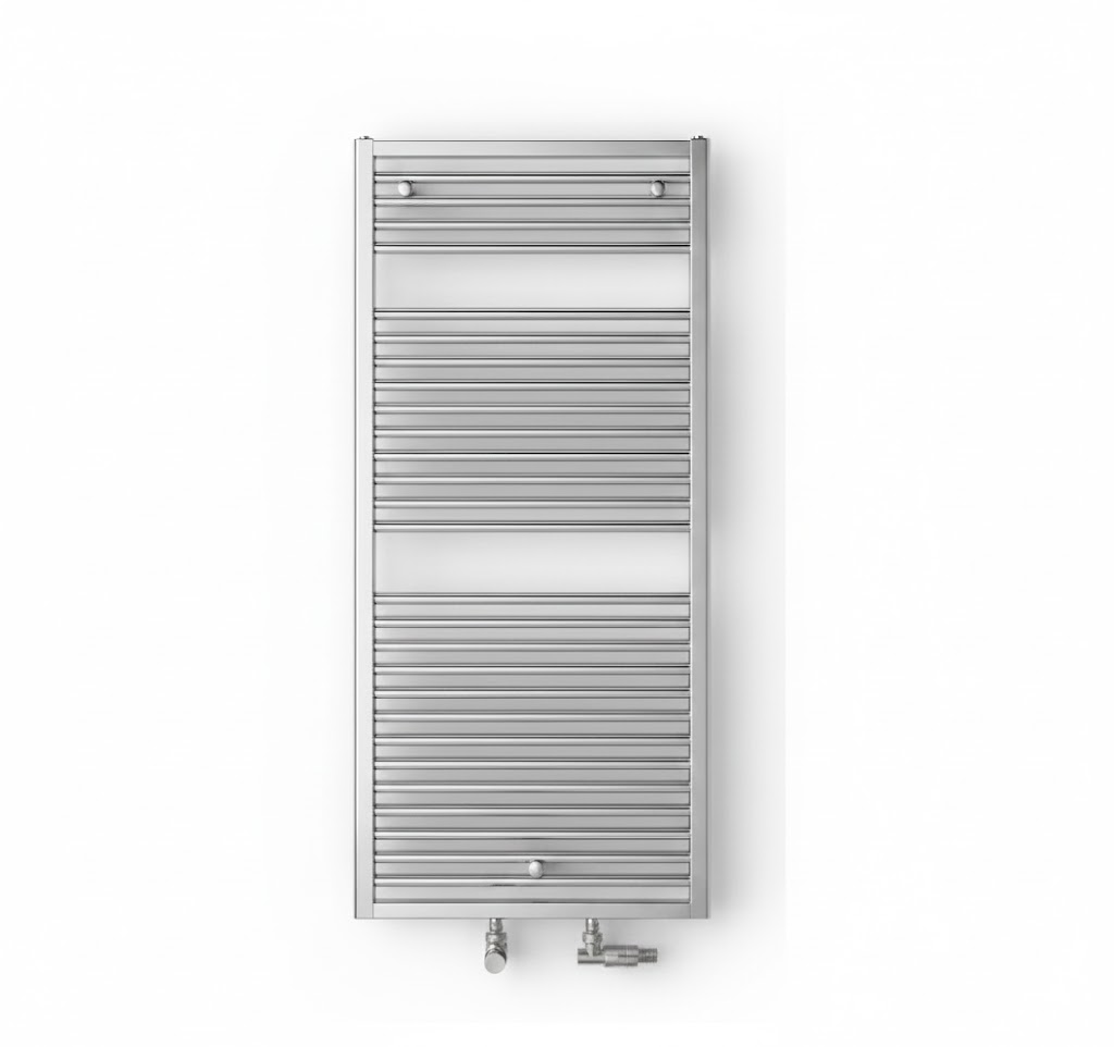 Zehnder Universal HUC-180-075 Badheizkörper H: 180,7 B: 75cm, chrom, Mittelanschluss ZU100475CR00000
