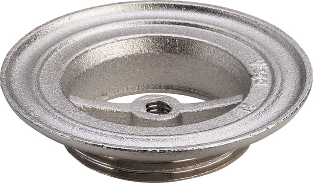 Viega Ventilunterteil 5121-667 in G1 1/4mm Messing matt-vernickelt 109653