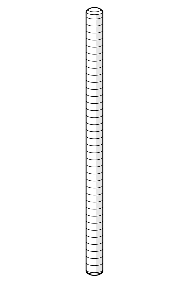 Hansa Befestigungsschraube M8x1, L=130mm 59914474
