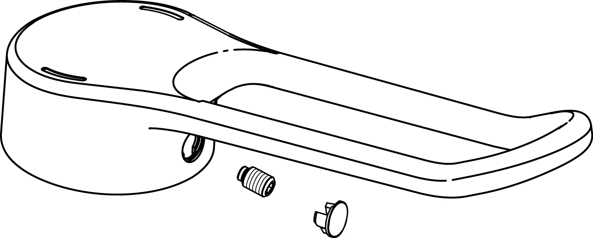 Ideal Standard Bügelhebel Ceraplus 2, chrom B961436AA