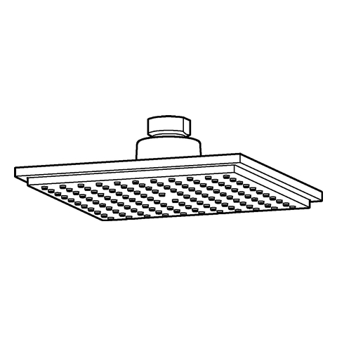 Grohe Kopfbrause Euphoria Cube 152 152x152mm Durchfluss 9,5 l/min chrom 27705000