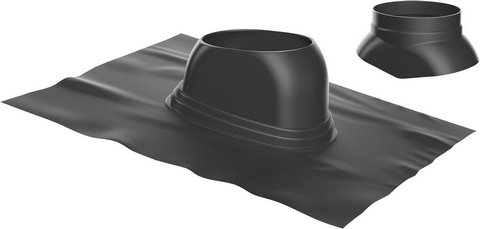 Buderus Dachziegel d:166, 5-25 Grad schwarz 7738113128
