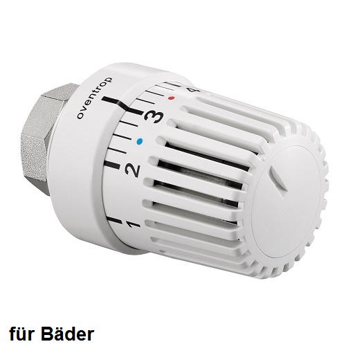 Oventrop Thermostat "Uni LH" 8-38 C, 1-7, Flüssig-Fühler, weiß 1011488