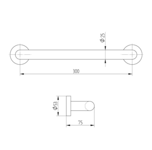 Avenarius Wannengriff 300mm 9003030010