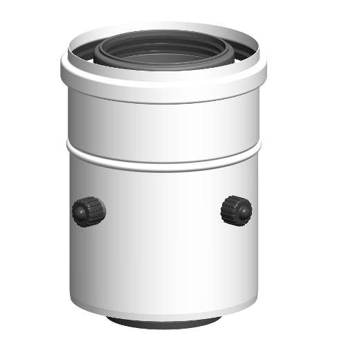 Atec PolyClassic Kesselanschluss mit Messöffnung gerade DN100/150 2220