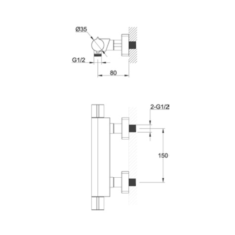 Avenarius AP-Thermostat-Brausebatterie 9006503010