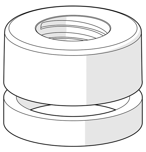 Hansa Rosette chrom 59913432