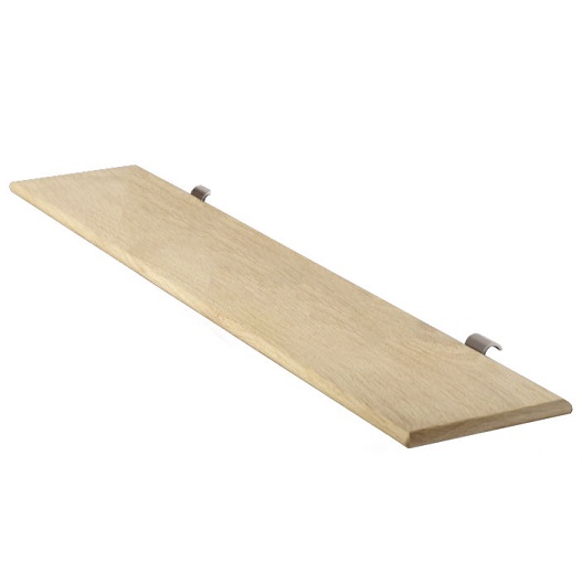Kermi Credo Half flat Handtuchablage Länge 600mm, Eiche hell und geölt ZC01260002