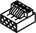Bosch / Buderus Anschlussklemme 3-polig N/L grau für GB172, GBH172 87144044070