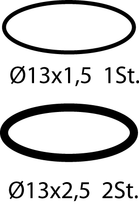 Ideal Standard O-Ring-Set 13x1,5 und 13x2,5 A860836NU