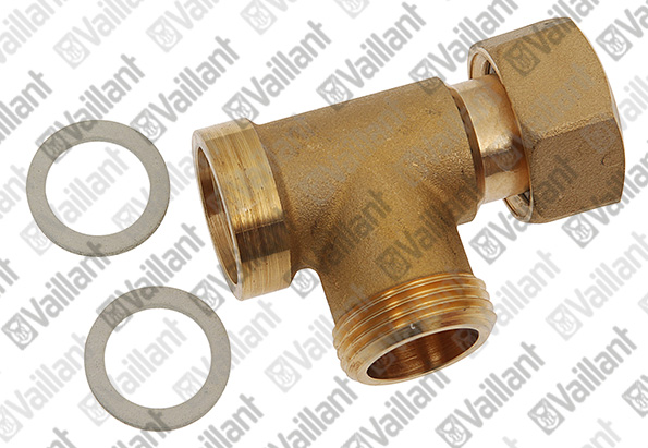 Vaillant T-Stück Durchfluss VPM 20/2 S 60/2 S 0020174699