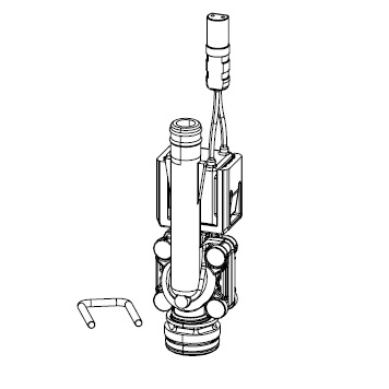 Schell Axialmagnetventil 6V mit Haltebügel 009100099