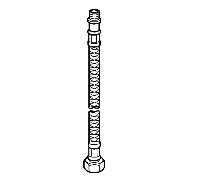Hansa Schlauch M12 x 1 G3/8", L=400mm 59911682