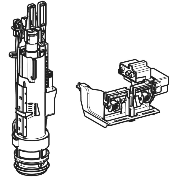 Geberit Hebevorrichtung und Steuereinheit für Taster 3-4,1Volt, für Sigma UP-Spülkasten 12cm 245.545.00.6