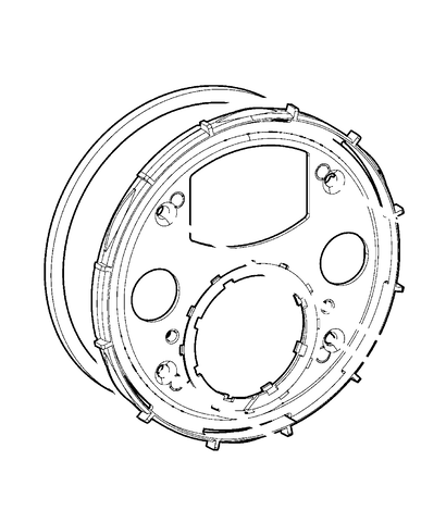 Hansa Befestigungssatz chrom 59914218