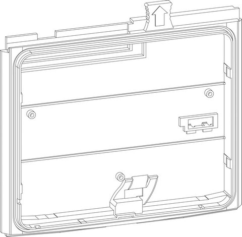 Bosch / Buderus Einbaurahmen Clip-in 8737706417