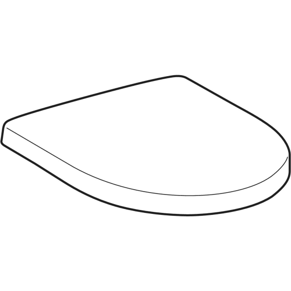 Geberit Renova Comprimo WC-Sitz pergamaon, Scharniere Edelstahl 571044068