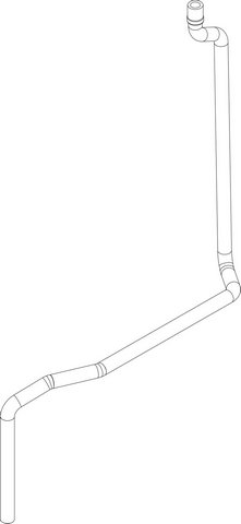 Bosch / Buderus Kondensatableitung D18 1790mm 8738210454