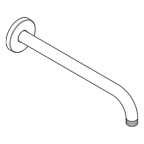 Grohe Rainshower Brausearm modern chrom, DN15, Ausladung 282mm 28576000