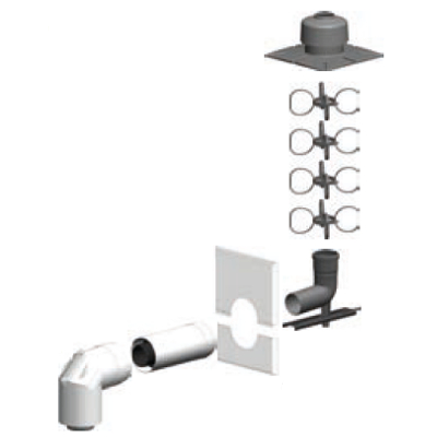 Atec PolyTwin Schacht-Set PT DN80/125-DN80 Kunststoff 1570