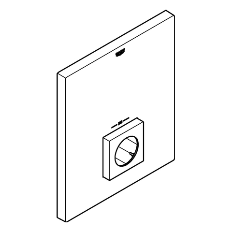 Grohe Rosette chrom 47962000