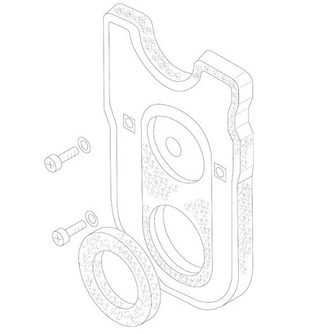 Bosch Wärmeschutz Brenner-Tür G105 63002499
