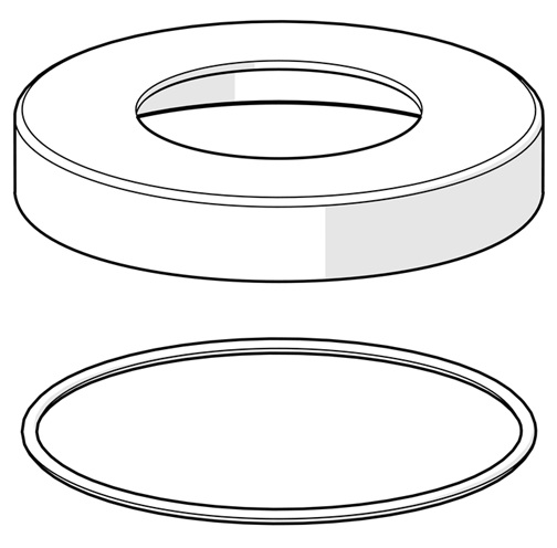 Hansa Deckplatte d 72mm chrom 59914672